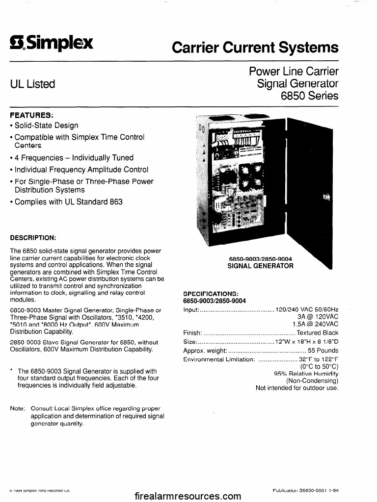 6850 Series Signal Generator Overview | PDF