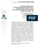 Gestão Ambiental Recondicionamento Pneus