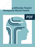 Changing Attitudes Toward Workplace Mental Health