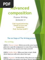 5 Steps of The Writing Process Chart | PDF | Written Communication ...