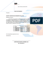 Carta de Retiro de Excedente de CTS 1