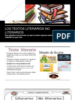 Textos Literarios y No Literarios