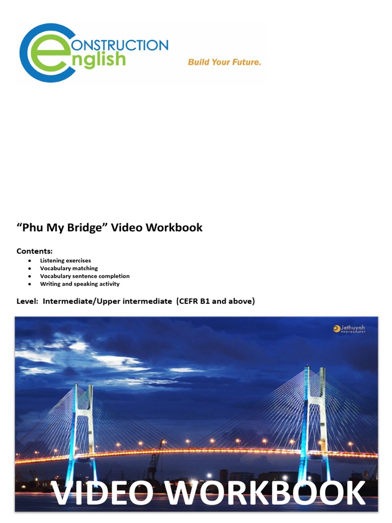 Cs1 construction english bridge video workbook pdf
