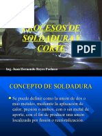 PROCESOS DE SOLDADURA Y CORTE Sep 2009
