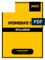 Intermediate Year Syllabus