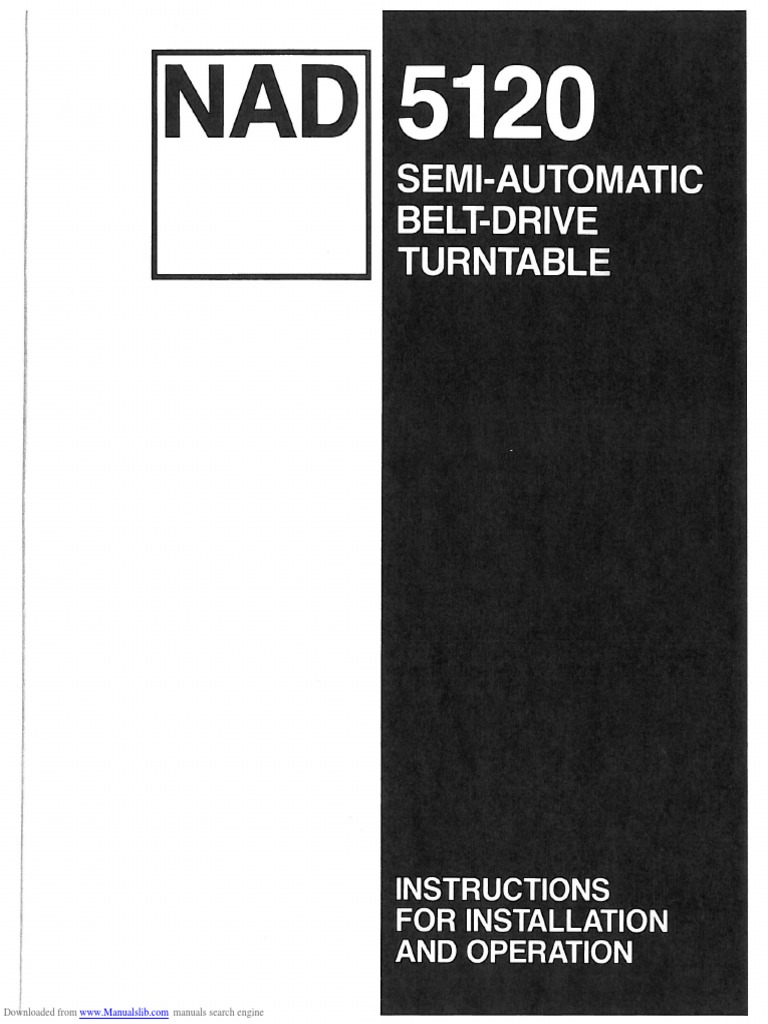 NAD 5120 Manual PDF