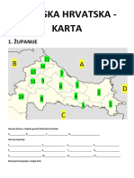 Karta Nizinske Hrvatske - Ponavljanje