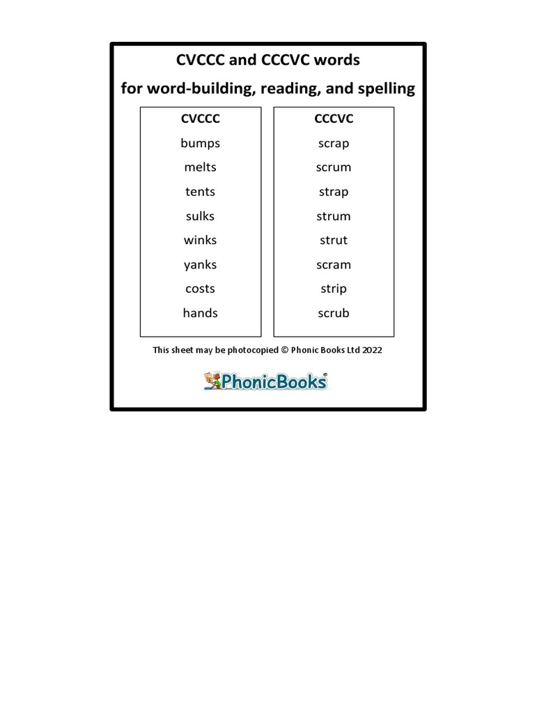 CVCCC CCCVC | PDF