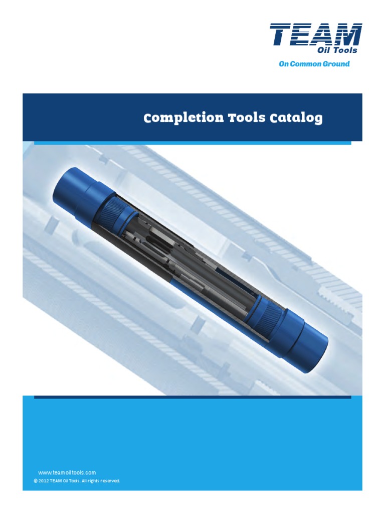 Completions - Catalog - BE - Web - Copie | PDF | Casing (Borehole ...