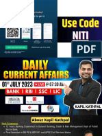 5th July 2023 Current Affairs by Kapil Kathpal (Bilingual)