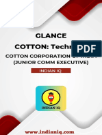 Glance Cotton Technical For CCI F - No