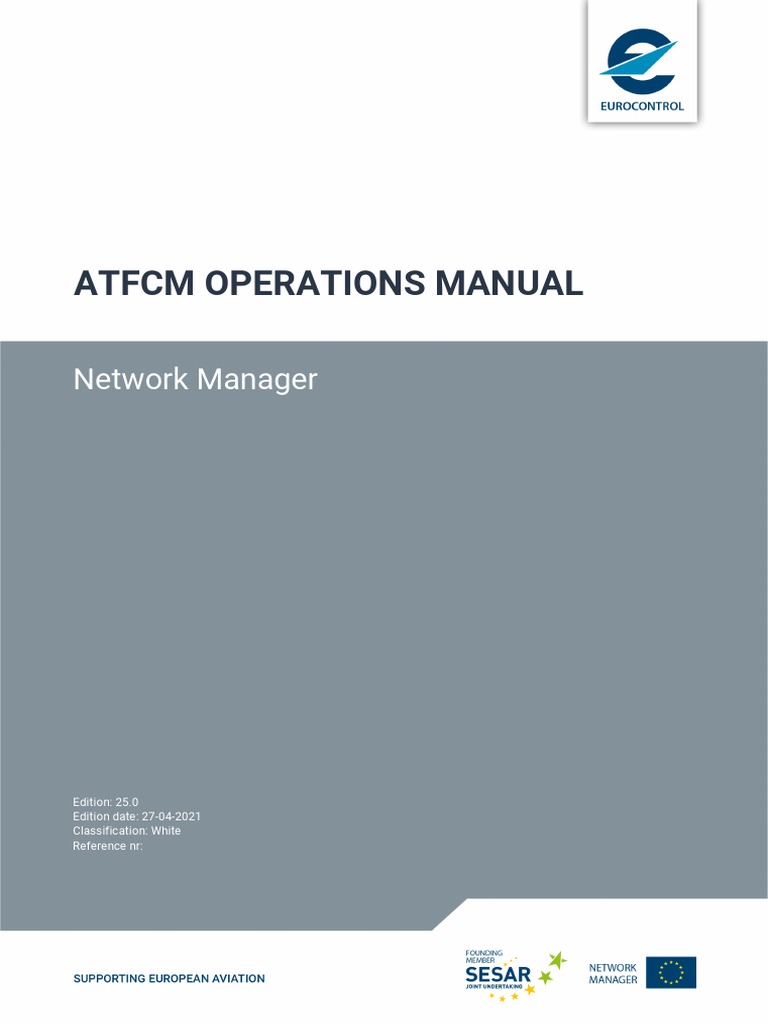 ATFCM Operations Manual Edition 25.0 | PDF | Air Traffic Control | Airport