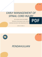 Early Management of Spinal Cord Injury - Dr. Dr. Renindra Ananda Aman, SPBS (K)