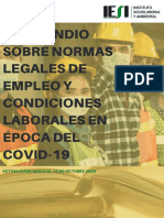 Compendio de Normas y Condiciones Laborales en Época Covid19