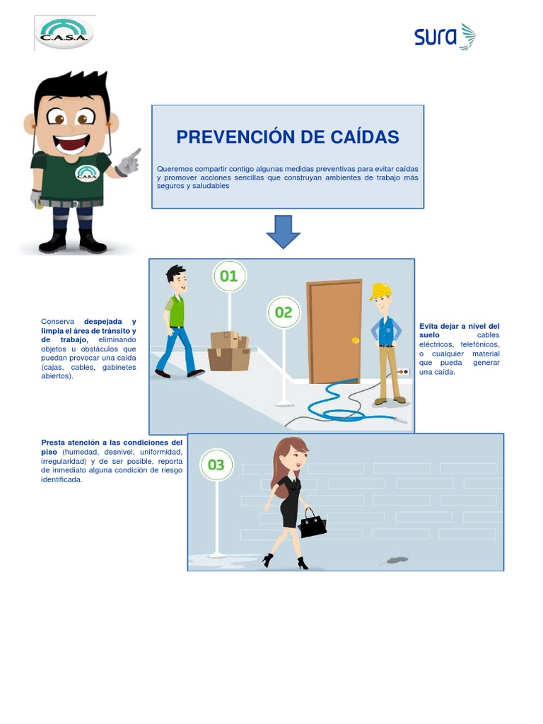 Infografia Prevención de Caídas | PDF