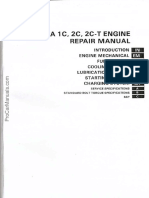 Toyota 1C 2C 2C T Diesel Engine Workshop Service Repair Manual