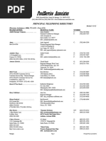 Principal Phone List 3-2-12 With Addresses