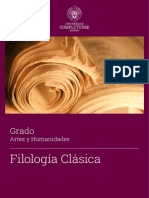 Filología Clásica: Grado