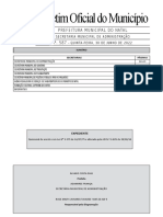 Boletim Oficial Do Município: Prefeitura Municipal Do Natal