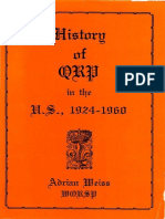 History of QRP in The US 1924-1960