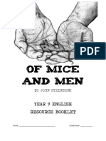 Of Mice and Men Booklet