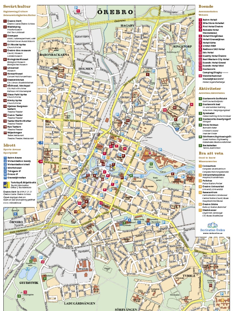 Orebro City Map | PDF