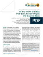 2016, Six Key Traits of Fungi-Ther Evolutionary Origins and Genetic Bases