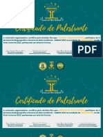 Certificados - Palestrantes