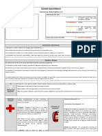 Ficha de Seguridad - Ácido Sulfúrico