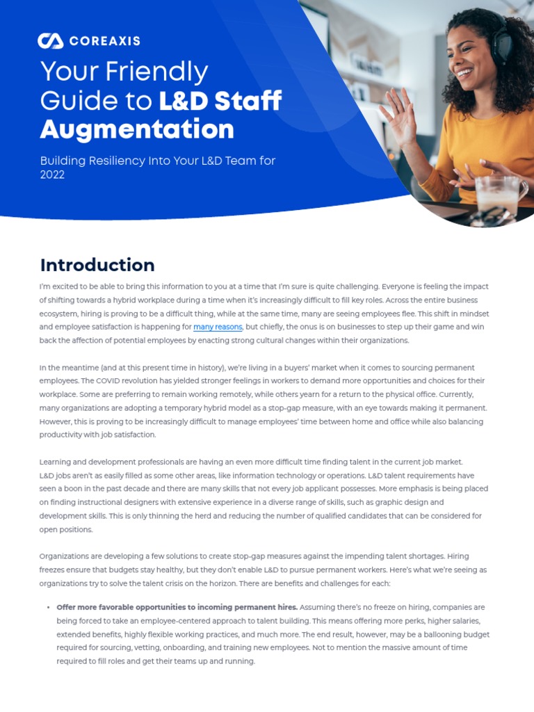 L&D Staff Augmentation Strategies | PDF | Employment | Learning