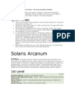 (3.5 (ToB) PEACH) Solaris Arcanum - The Arcane Discipline Unearthed - Golden-Esque (GitP)