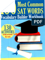 100 Most Common SAT Words Vocabulary Builder Workbok
