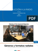 Introducción A La Radio: Vi Ciclo Ciencias de La Comunicación Piura Semana 9