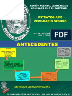 Asignatura Estrategia de Vecindario Seguro Set