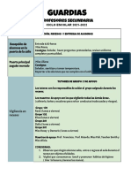 GUARDIAS y COMISIONES SECUNDARIA - 21-22