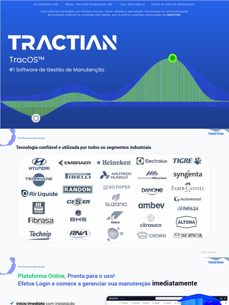 TracOS™ - Apresentação - TRACTIAN | PDF