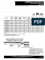 Berner Commercial Low Profile 8 Ambient Air Curtain Data Sheet 1