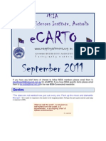 eCARTO Newsletter September 2011 MSIA