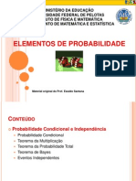 Probabilidade condicional e independência