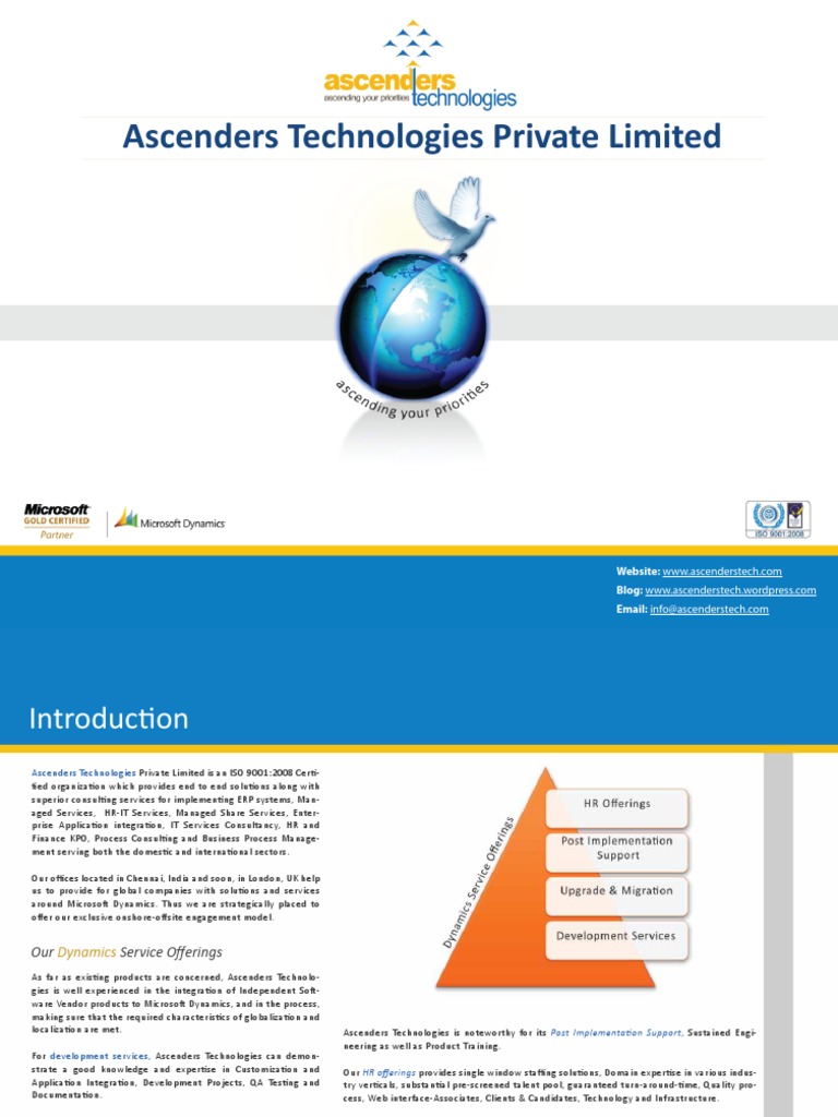 Ascenders Technologies Private Limited PDF Business Process