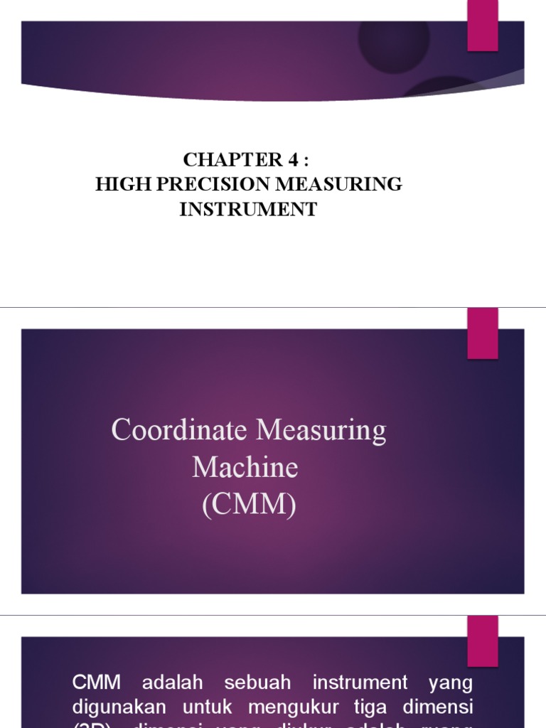 Coordinate Measuring Machine PDF
