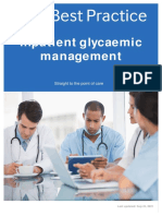Inpatient Glycaemic Management