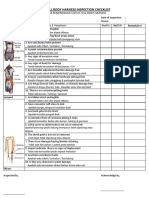 Site Bodyharness Inspection Checklist