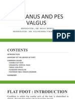 Pes Planus and Pes Valgus DR Bijay