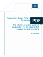 The Effectiveness and Safety of Acupuncture Treatment For Musculoskeletal Conditions