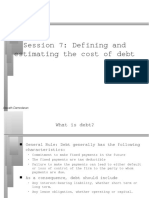 Estimating Cost of Debt