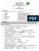 Fili8 4TH Q Exam