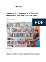 Influencia de La Literatura en El Desarrollo