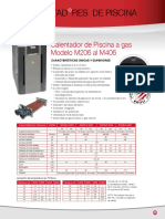 Ficha Calentadores Piscina Gas M206 M406 IS 2019