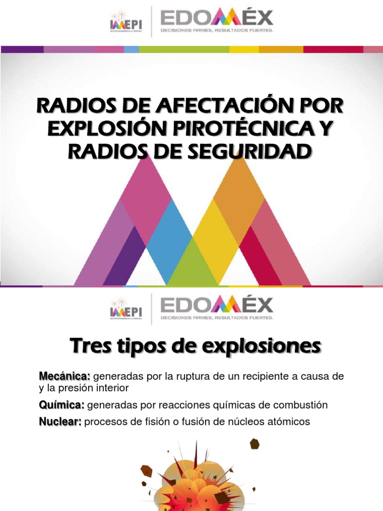 Radios de Afectación por Explosiones | PDF | Explosión | Combustión